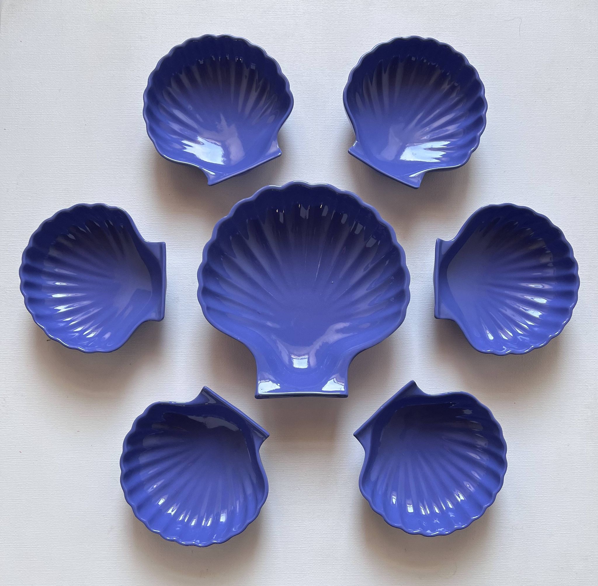 Service céramique forme coquillage