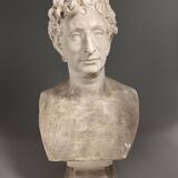Plaster bust of a man