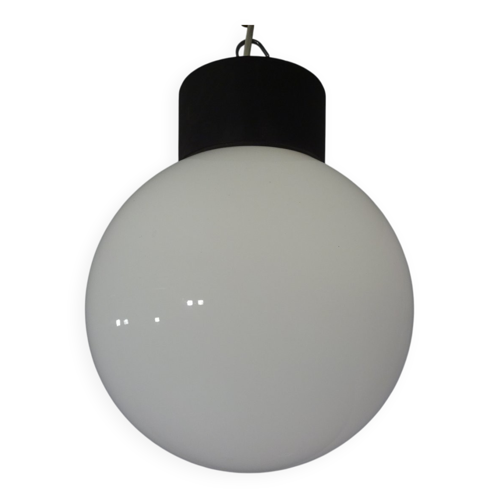 Opaline Glass Ceiling Lamp from Limburg, 1960s