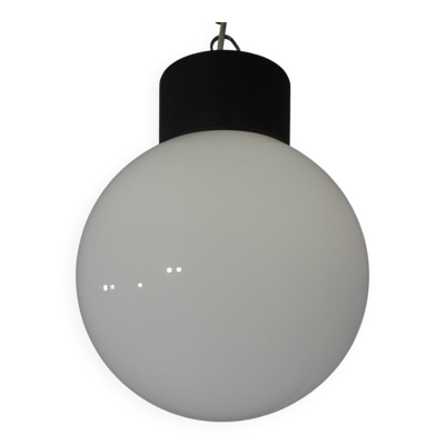 Opaline Glass Ceiling Lamp from Limburg, 1960s