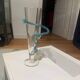 Blown glass vase. 1990