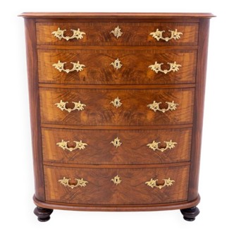 Antique chest of drawers, Northern Europe, circa 1860. After renovation.