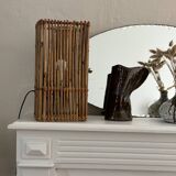 Vintage rattan lamp