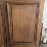 Custom U-shaped wall library – Solid wood and oak