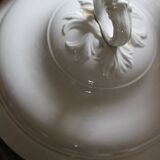 Pexonne FF iron earth white soup tureen