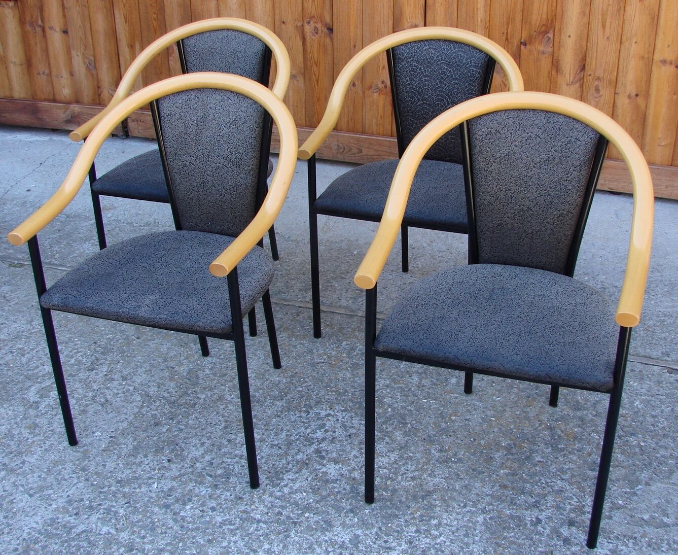 Ensemble de 4 chaises, années 1970