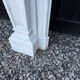 Louis XV style fireplace in white Carrara marble circa 1880