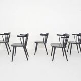 Set of five Yngve Ekstrom for Pastoe FH01 dining room chairs, The Netherlands 1960's