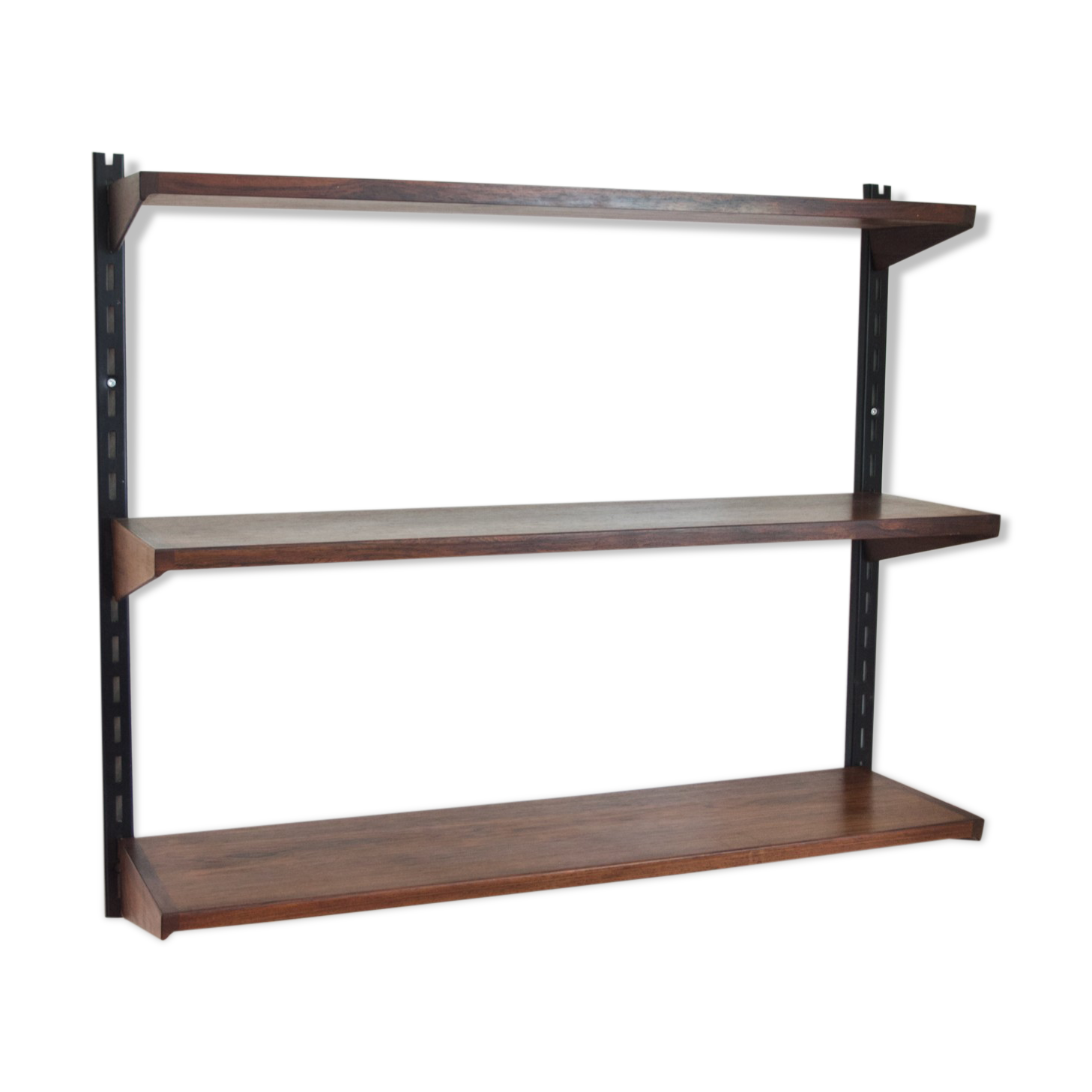 Danish Mid-Century Kai Kristiansen Rosewood Shelves, FM Møbler