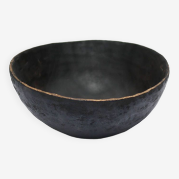 Old African wooden bowl