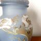 Art Nouveau covered vase with anemones