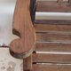 Old "art-deco" teak bench
