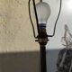 Teak and bronze floor lamp, circa 1960