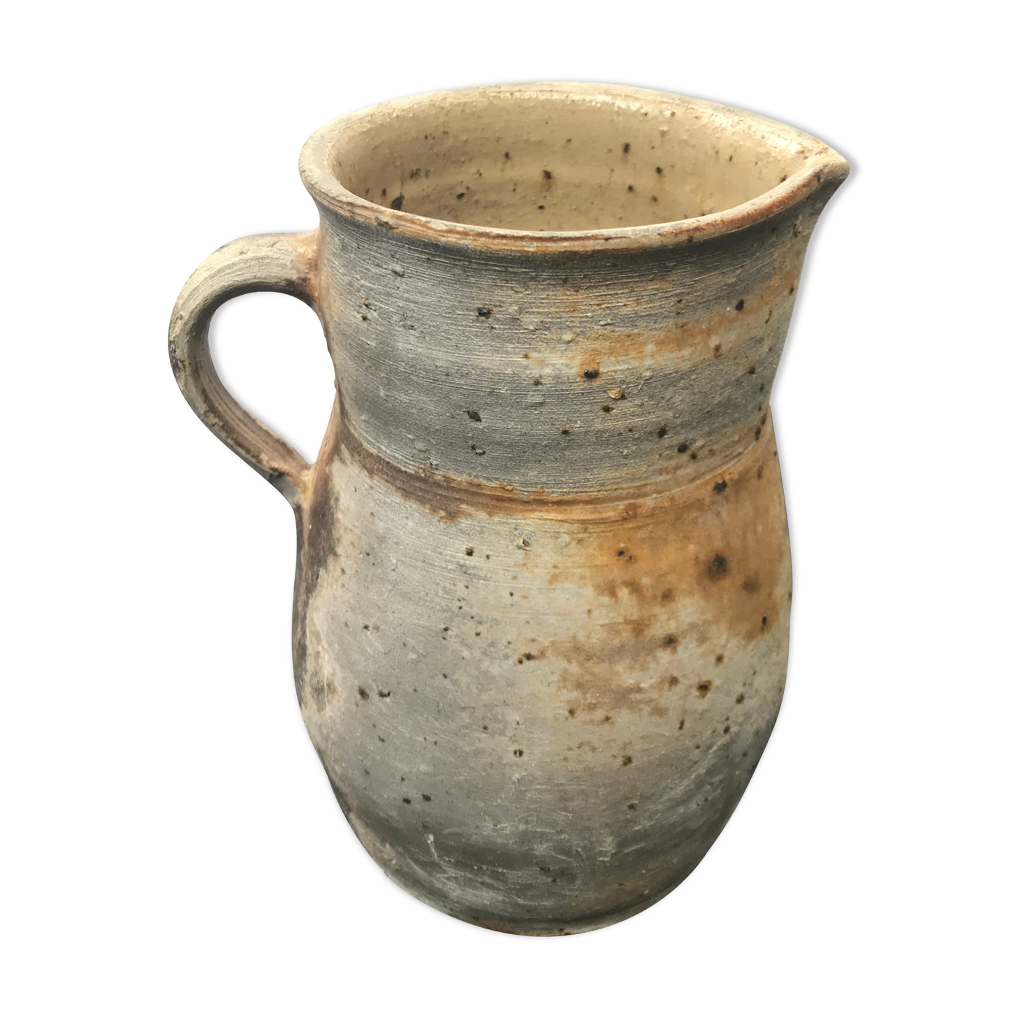 Former natural sandstone pitcher 50s vintage