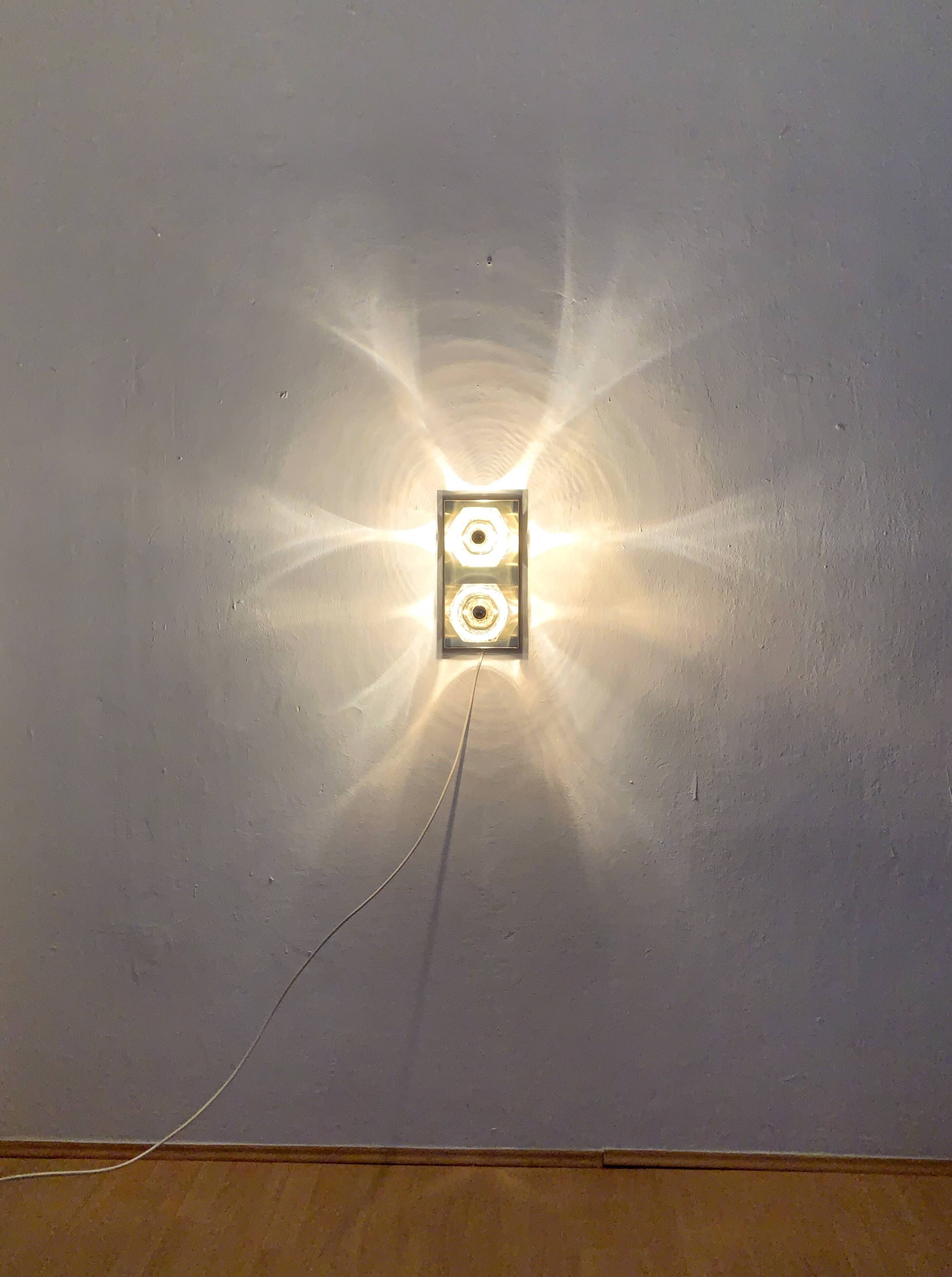 Ice Cube Wall or Ceiling Lamp by Peill and Putzler