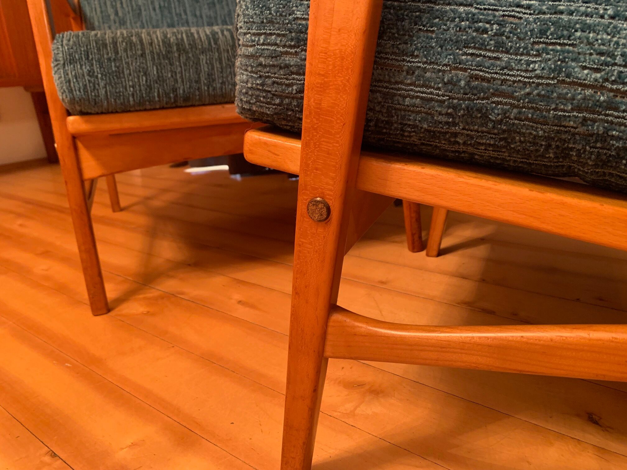 A pair of Wilhelm Knoll, Knoll Antimott armchairs, 1960s.