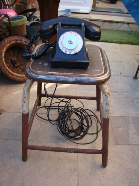 Vintage Baketite black phone 50s/60s