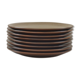 8 Niderviller - Toledo-made sandstone dessert plates
