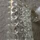 Vintage whisky carafe in transparent glass