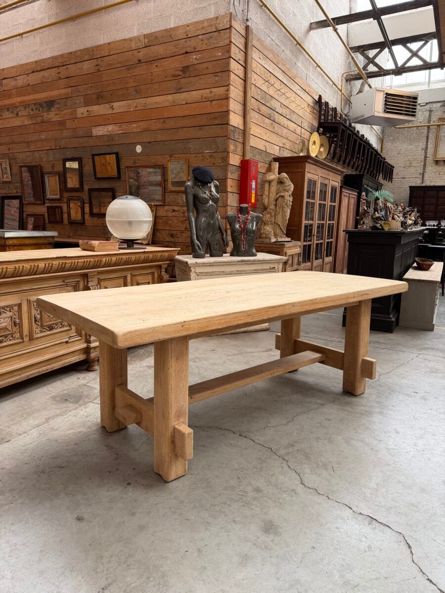 Oak farmhouse table