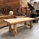 Oak farmhouse table