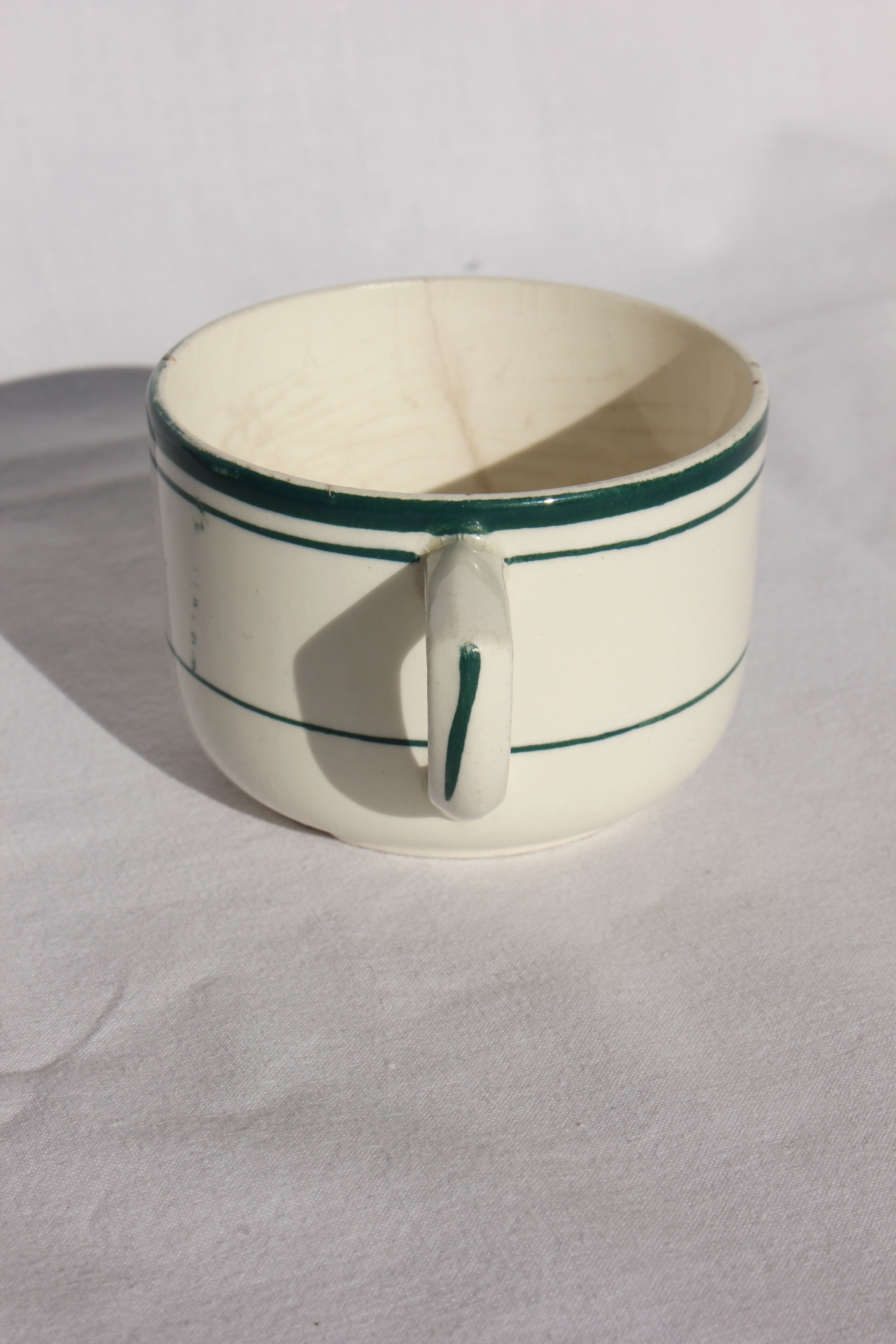 Saint Amand ironstone coffee cup