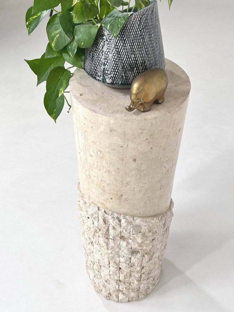 Stone marquetry column