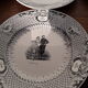 9 creil and Montereau dance themed plates