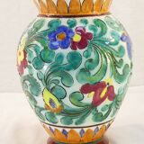 Vase in faience cecart monaco