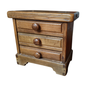 Oak bedside table