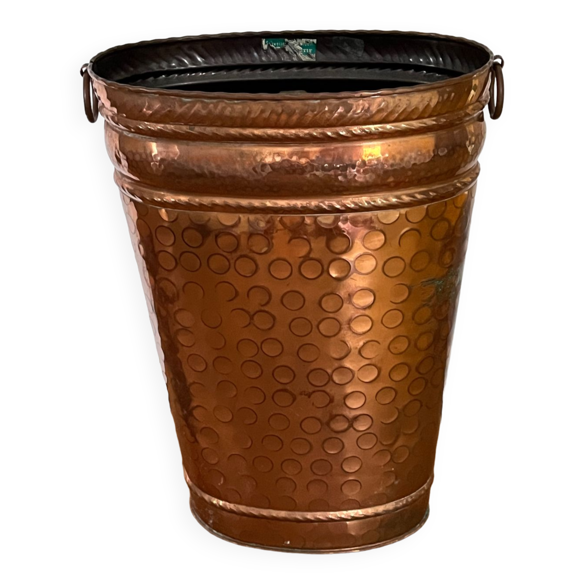 Copper umbrella holder