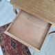 Antique oak side table in Louis XV style