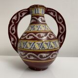Ceramic handle vase Tunisia? TIssier? Nabeul? Ben Sedrine