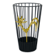 Brass Umbrella Stand Coq by Walter Bosse Mid-Century for Herta Baller, 1950s