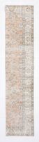 2x9 Orange Floral Vintage Runner Rug 55x267Cm SK 18049