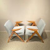 Armchairs model 366 "Bunny" by J. Chierowski vintage