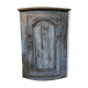Eighteenth-century corner cabinet with a patina.