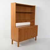 Oak sideboard-bookcase, 1960s