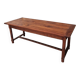 Table de ferme 2 tiroirs