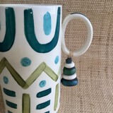 Hand-painted ceramic vase