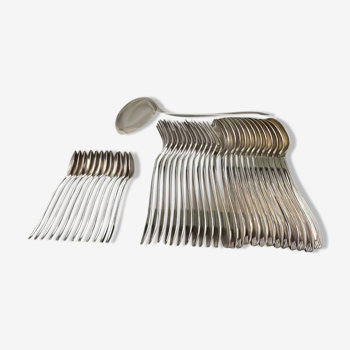 Ménagère Frionnet en métal argenté (37 pièces)