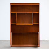 Scandinavian teak library with office 1960
