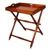 Servant Butler Tray in solid mahogany from the early 19th century.