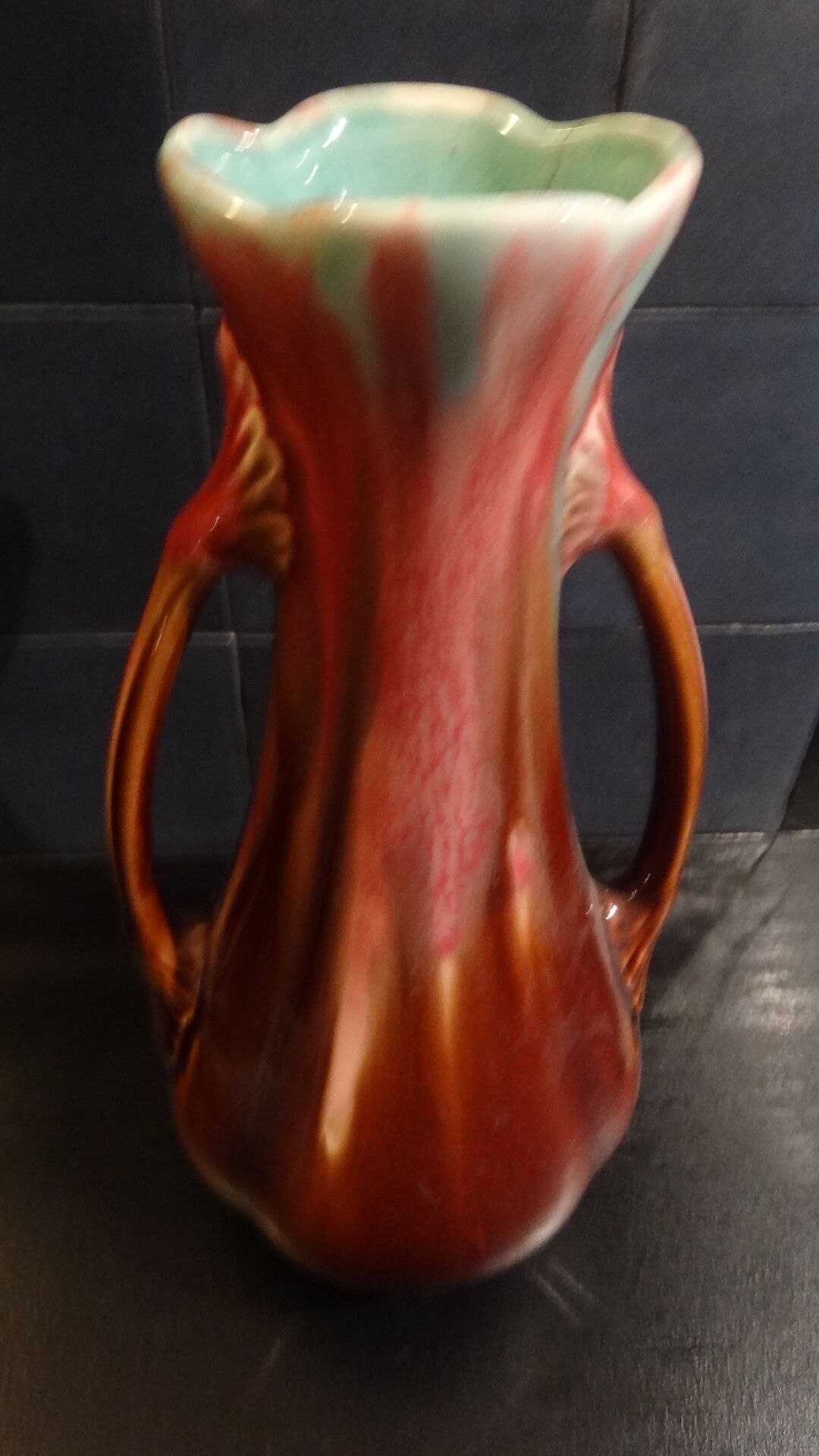Orchie faience vase