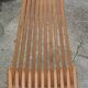 vintage Scandinavian slatted sun lounger