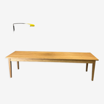 Table de ferme pieds fuseaux 400 X 120 cm