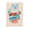 Ancienne Affiche Publicitaire - Monaco 20/21 Mai 1950