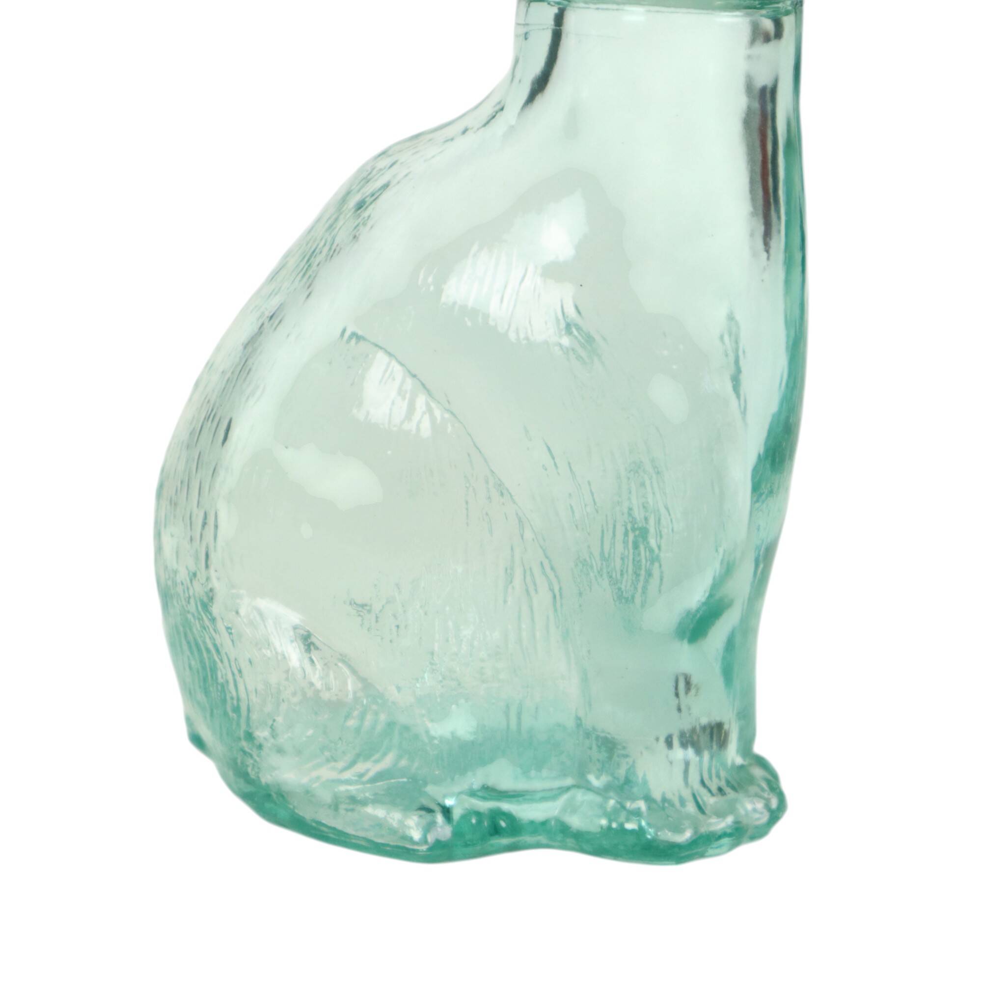 Small Glass Cats Carafe Cat Bottle Vetreria Etrusca Glassware