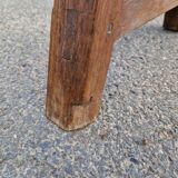 Solid oak bench