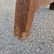Solid oak bench